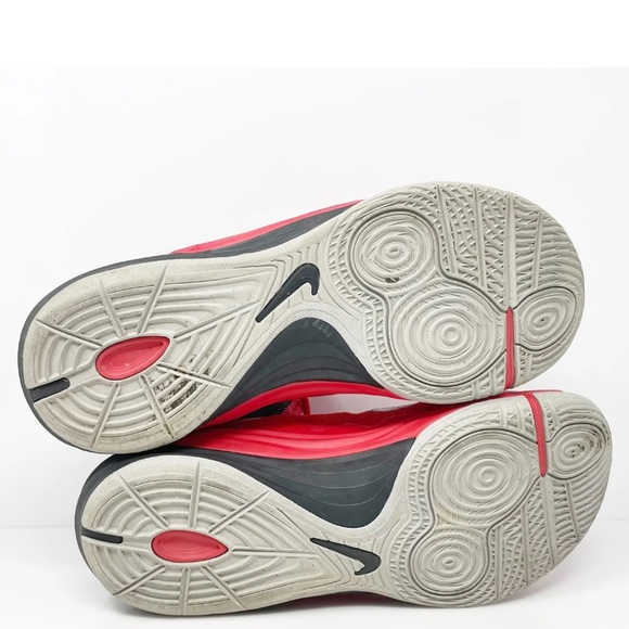 Nike Mens Prime Hype DF Red Basketball Shoes Sneakers Size 7 - Picture 5 of 5